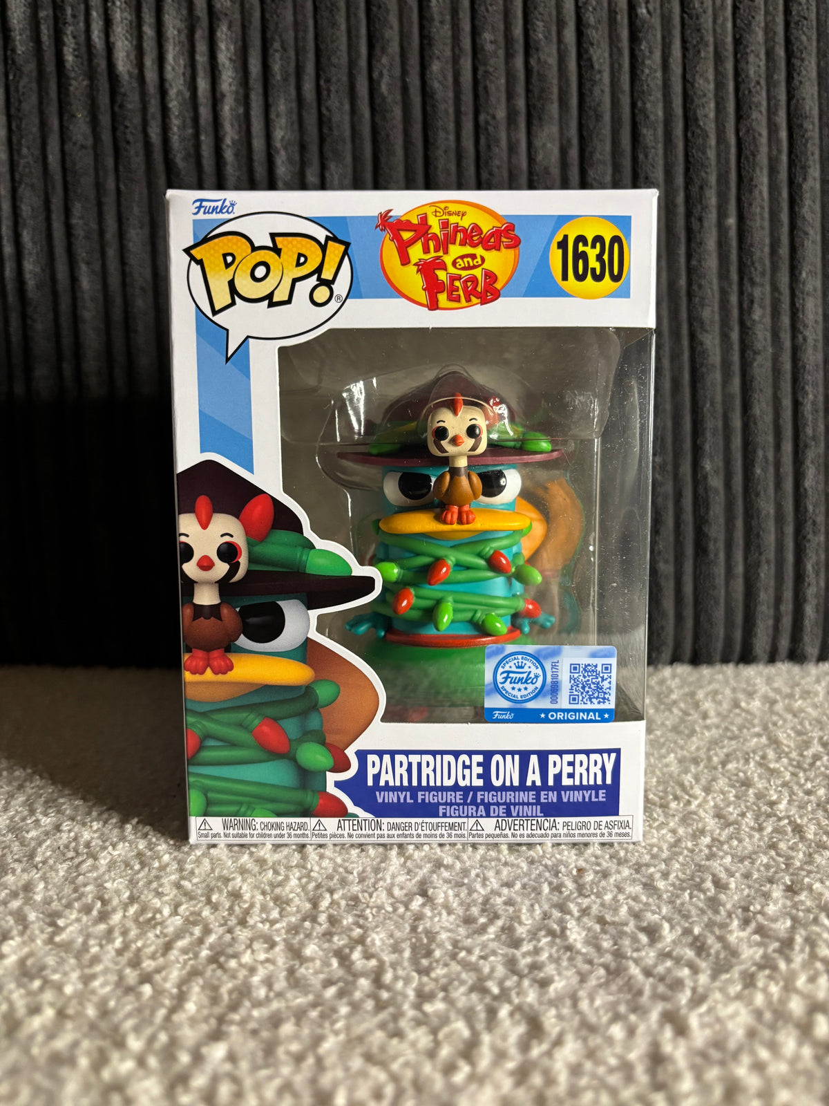 Funko Pop! Disney – Partridge in a Pear Tree #1630 (Phineas and Ferb – Holiday Edition)