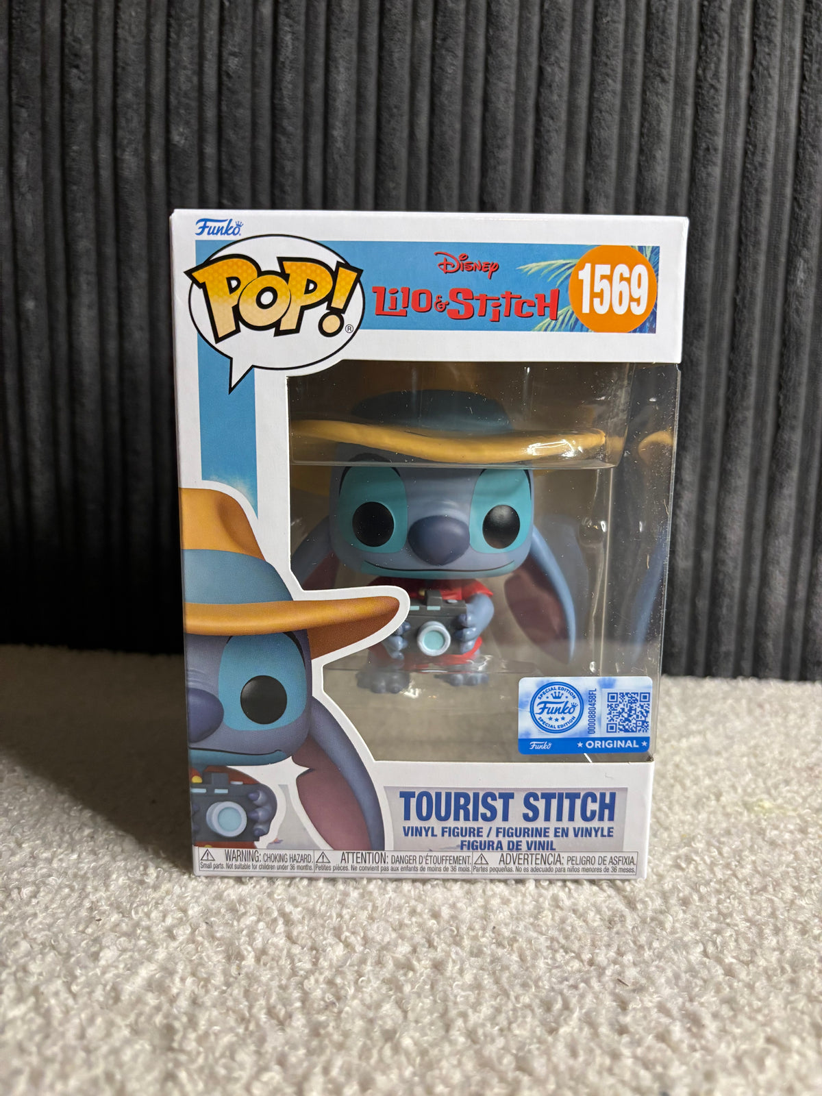 Funko Pop! Disney – Stitch touriste n° 1569 (série Lilo & Stitch)