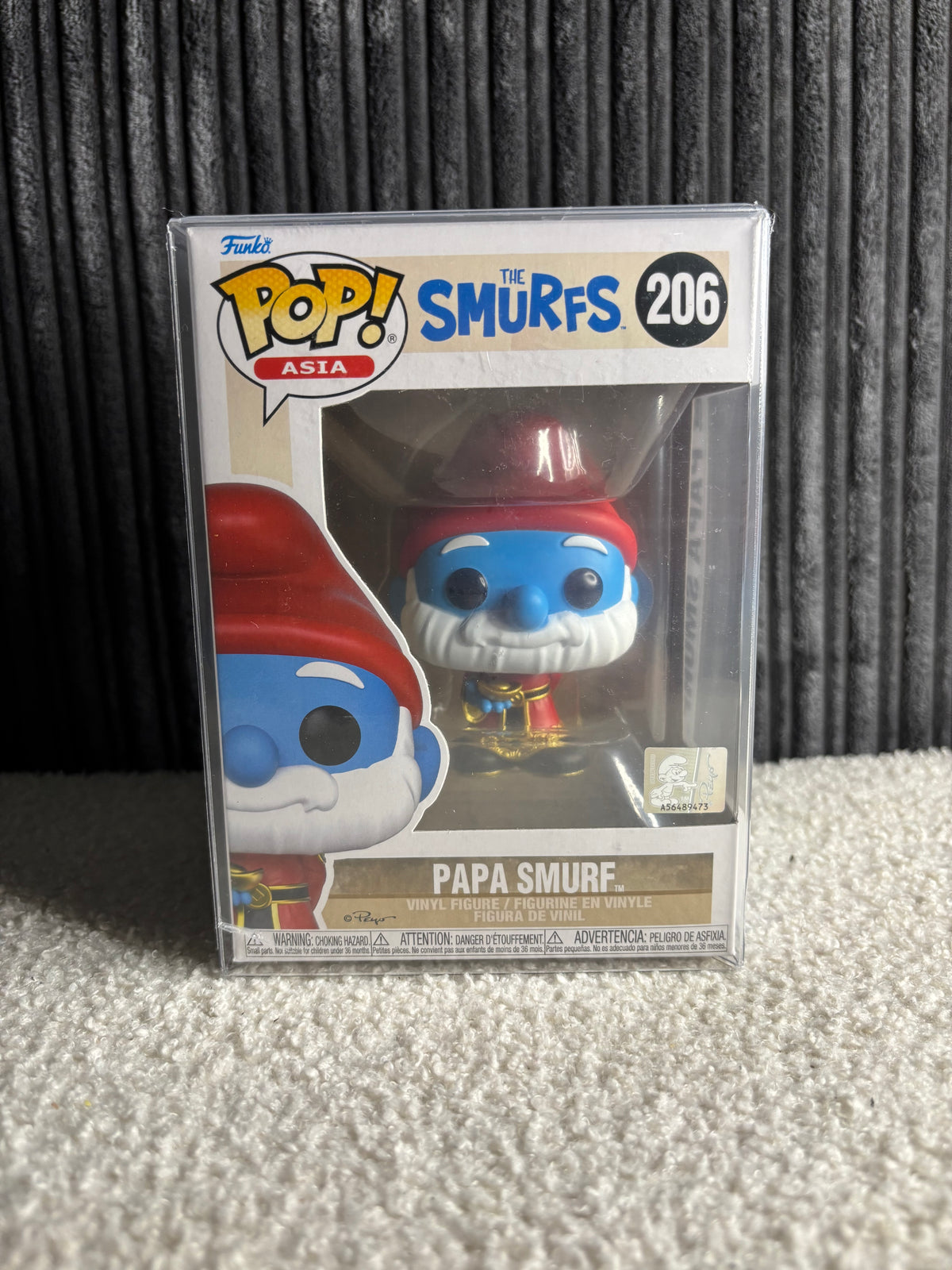 Funko Pop! Asia: The Smurfs – Papa Smurf #206 (Exclusieve Uitgave)