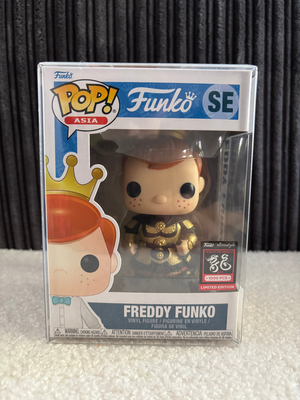 Funko Pop! Asia : Freddy Funko en Guerrier Antique – Année du Dragon (Édition Guerrier Antique, SE – Limitée à 1000 exemplaires)