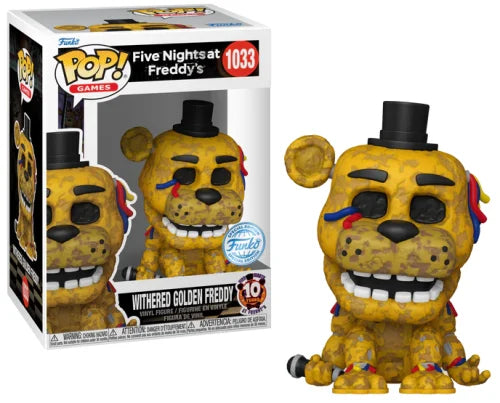 Funko Pop! Games – Withered Golden Freddy #1033 (Five Nights at Freddy’s – Édition 10e Anniversaire)