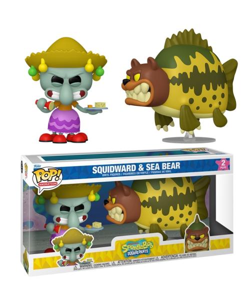 Funko Pop! Animation – Carlo & l'ours marin (Pack de 2) – Bob l'éponge