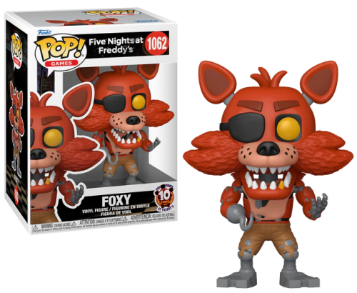 Funko Pop! Games – Foxy #1062 (Five Nights at Freddy’s – Édition 10e anniversaire)