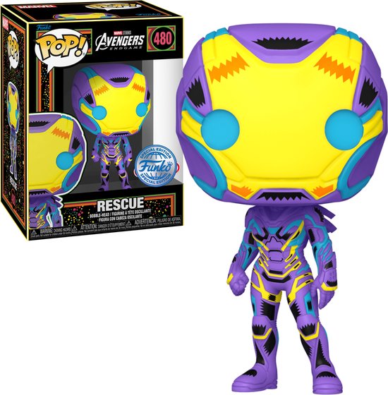 Funko Pop! Marvel – Rescue #480 (Avengers: Endgame – Exclusivité Funko)