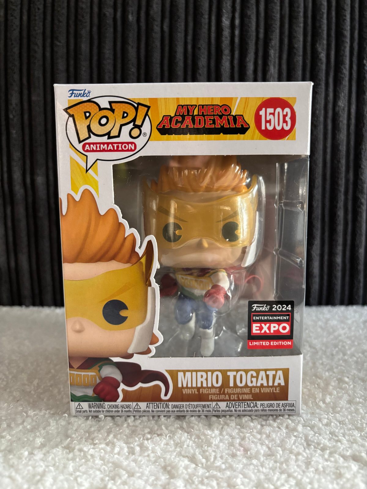 Funko Pop! Animation – Mirio Togata #1503 (Funko 2024 Entertainment Expo Limited Edition)