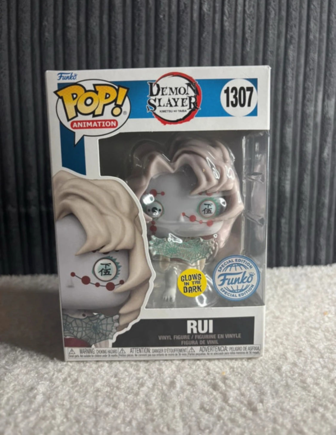 Funko Pop! Animation – Rui #1307 (Demon Slayer: Kimetsu no Yaiba Series – Special Edition Glow-in-the-Dark)
