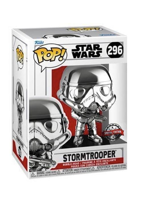 Funko Pop! Star Wars – Stormtrooper #296 (Édition Spéciale, Chrome)