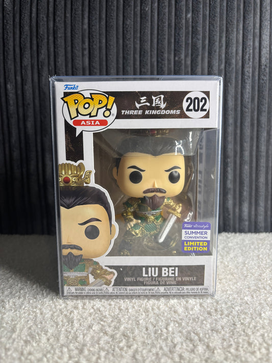 Funko Pop! Asia : Three Kingdoms – Liu Bei #202 (Édition limitée Summer Convention)