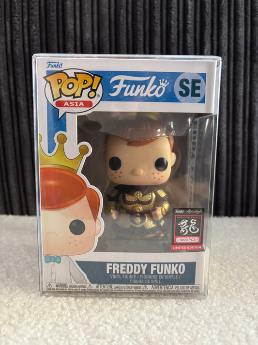 Funko Pop! Asia : Freddy Funko en Guerrier Antique – Année du Dragon (Édition Guerrier Antique, SE – Limitée à 1000 exemplaires)