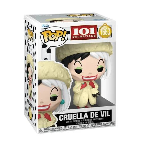 Funko Pop! Disney – Cruella d'Enfer n° 1663 (Les 101 Dalmatiens)