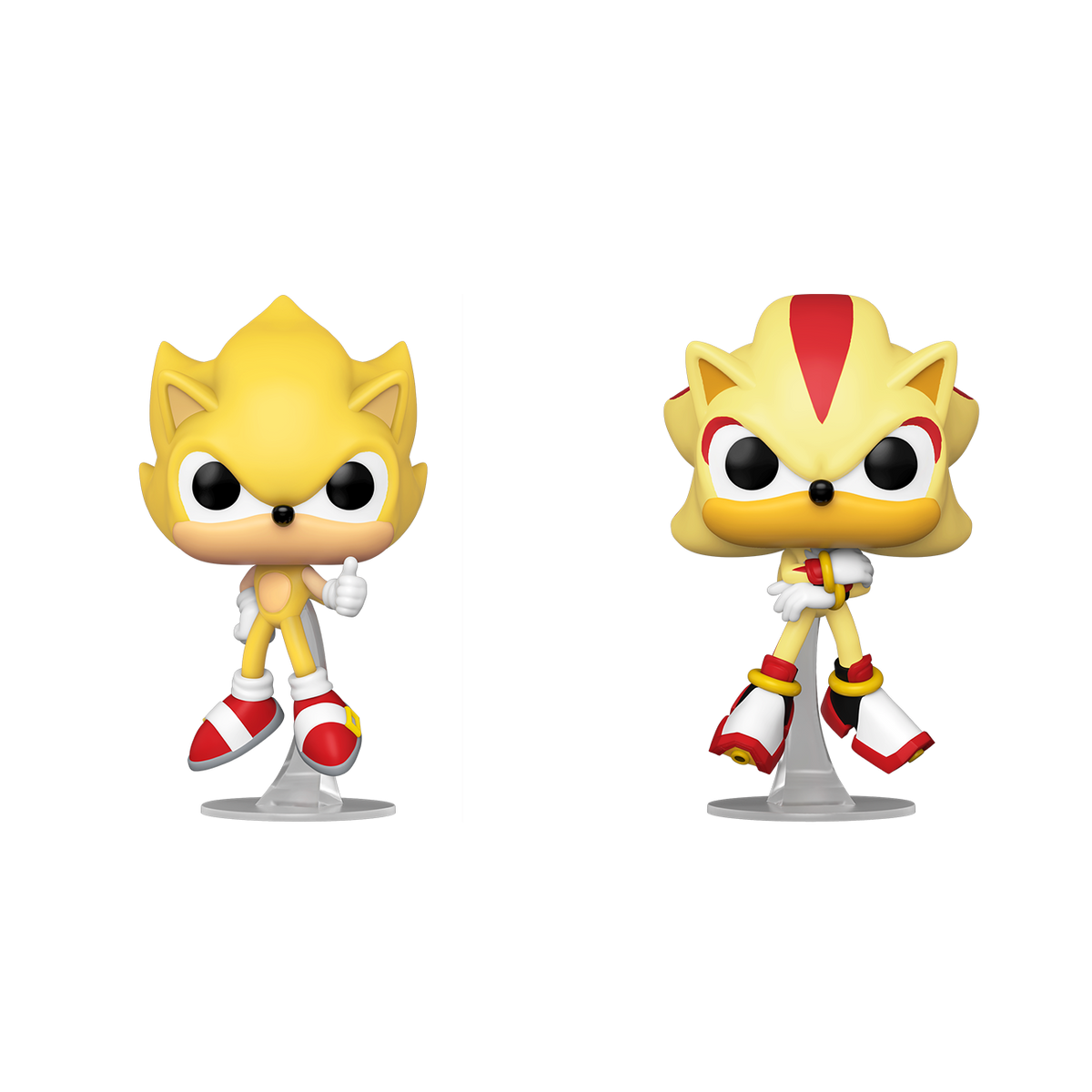 Funko Pop! Games – Super Sonic & Super Shadow (Lot de 2)