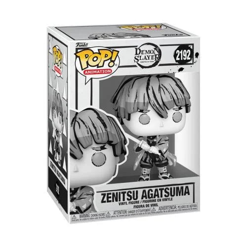 Funko Pop! Animation – Zenitsu Agatsuma #2192 (Demon Slayer – Variante niveaux de gris)