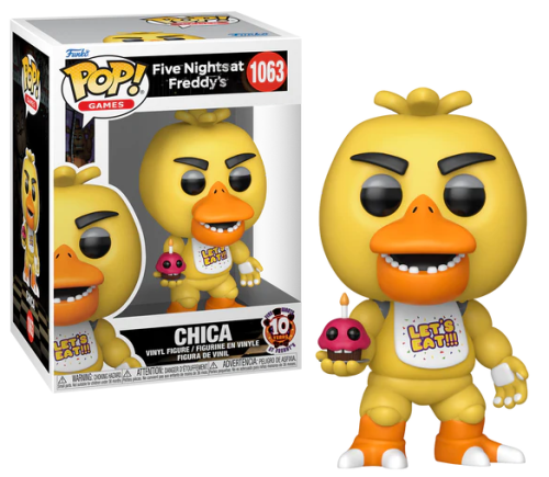 Funko Pop! Games – Chica #1063 (Five Nights at Freddy’s – Édition 10e anniversaire)