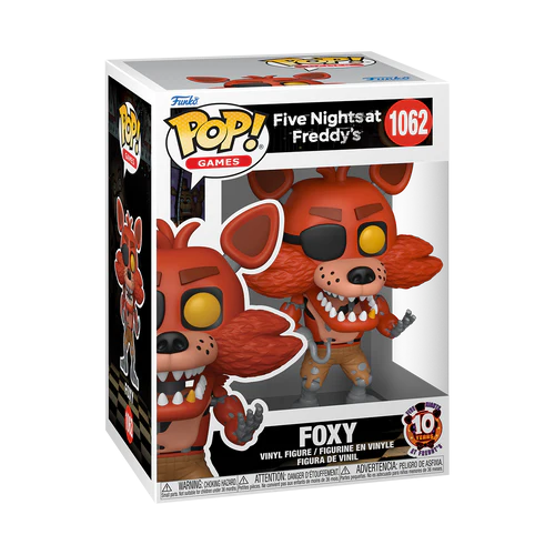 Funko Pop! Games – Foxy #1062 (Five Nights at Freddy’s – Édition 10e anniversaire)