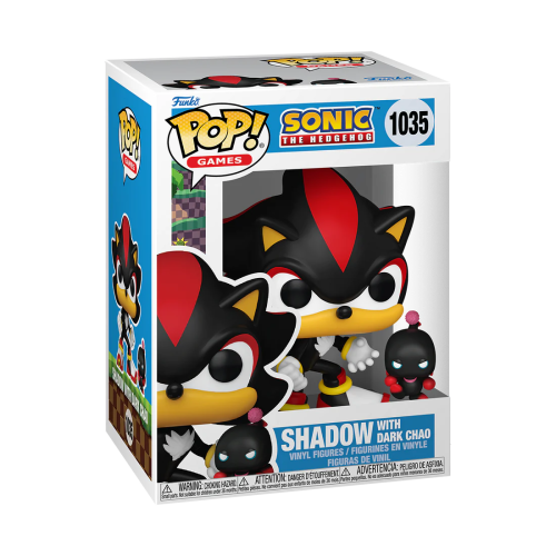 Funko Pop! Games – Shadow avec Dark Chao n° 1035 (Sonic the Hedgehog)