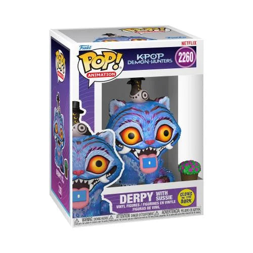 Funko Pop! Animation – Derpy avec Susie #2260 (KPOP Demon Hunters – Brille dans le noir)