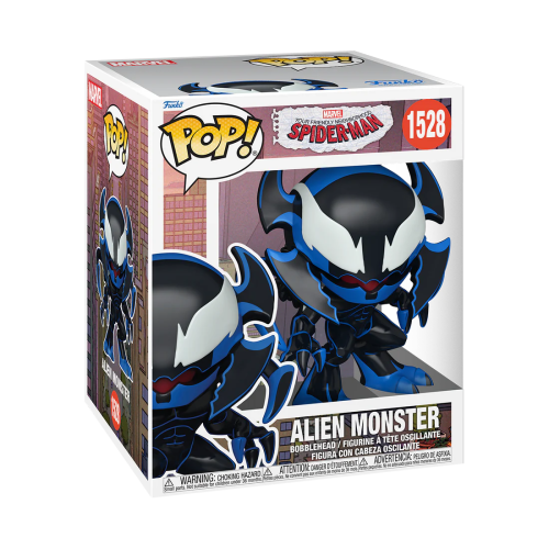 Funko Pop! Marvel – Alien Monster #1528 (Spider‑Man Universe)