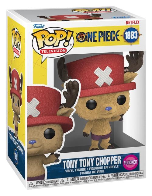 Funko Pop! Television – Tony Tony Chopper #1883 (One Piece – Netflix, Édition Flocked)