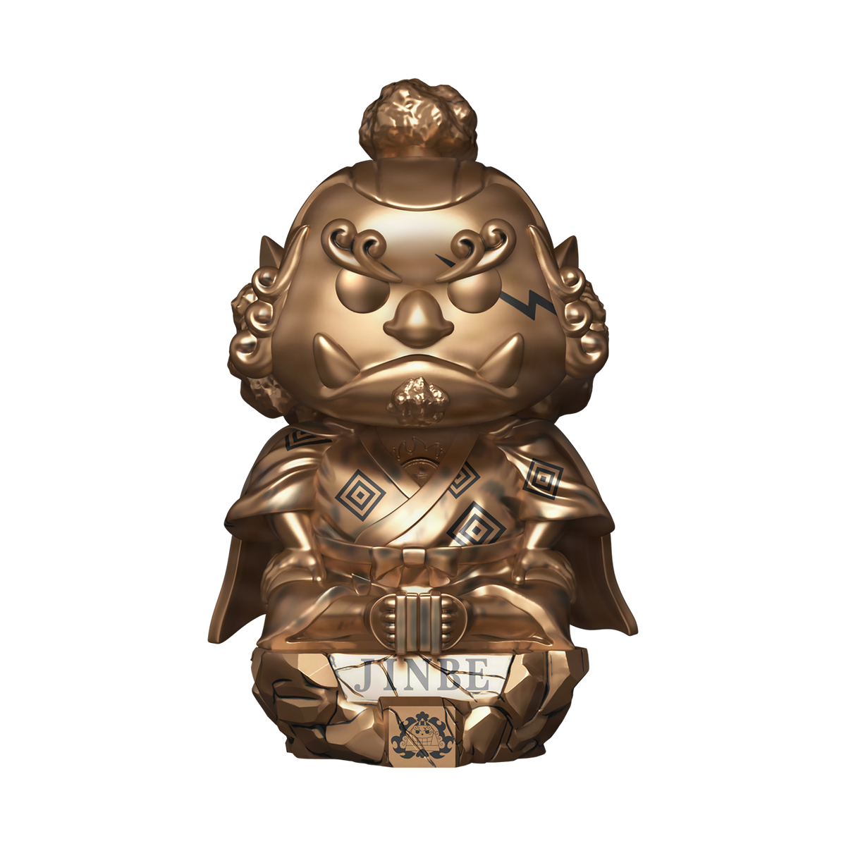 Funko Pop! Plus – Jinbe #2216 (One Piece) – Édition Bronze Métallique
