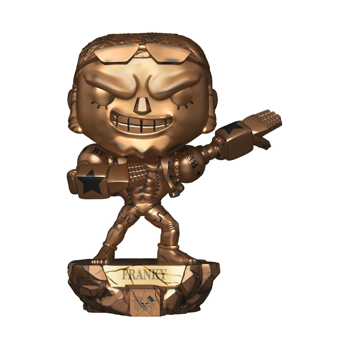 Funko Pop! Plus – Franky #2180 (One Piece) – Édition Bronze Métallisé