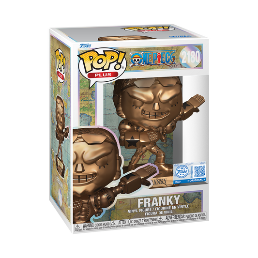 Funko Pop! Plus – Franky #2180 (One Piece) – Édition Bronze Métallisé