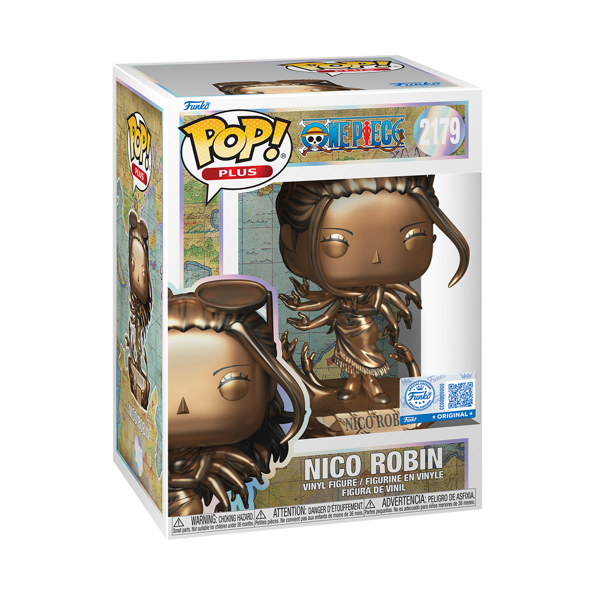 Funko Pop! Plus – Nico Robin #2179 (One Piece) – Édition Bronze Métallisé