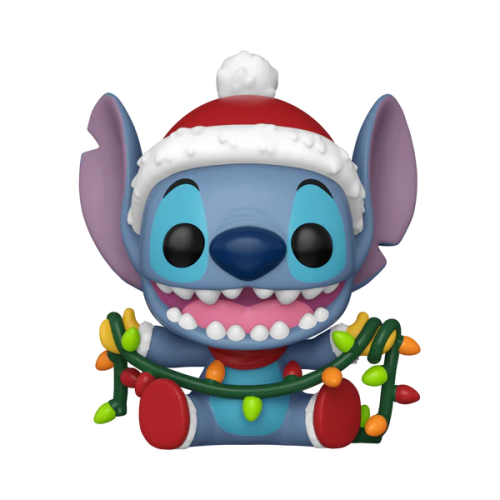 Funko Pop! Disney – Stitch avec guirlande lumineuse #1504 (Édition Fêtes)